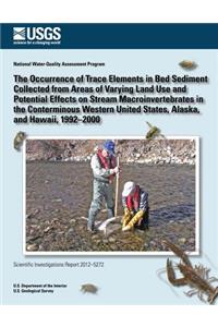 Occurrence of Trace Elements in Bed Sediment Collected from Areas of Varying