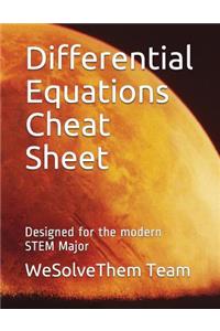 Differential Equations Cheat Sheet