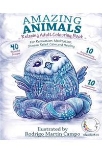 RELAXING Adult Colouring Book