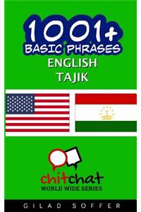 1001+ Basic Phrases English - Tajik