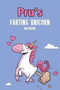 Pru's Farting Unicorn Notebook