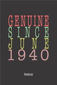 Genuine Since June 1940