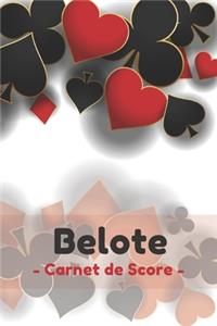 Belote Carnet de Score