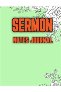 Sermon Notes Journal