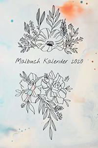 Malbuch Kalender 2020