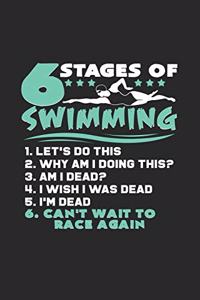 6 Stages of swimming