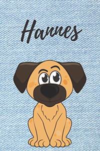 Hannes Hunde-Notizbuch / Malbuch / Tagebuch