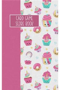 Card Game Score Book