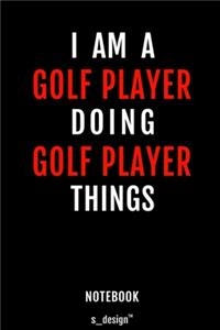 Notebook for Golf Players / Golf Player