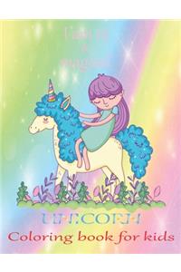 I am 12 & magical Unicorn coloring book for kids