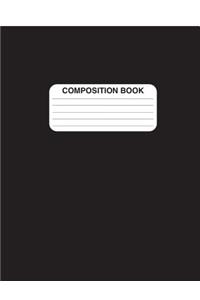 Composition Notebook Black: 4 X 4 Graph Paper, 150 Pages, Use as a Journal, Diary, for Schoolwork