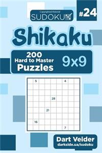 Sudoku Shikaku - 200 Hard to Master Puzzles 9x9 (Volume 24)