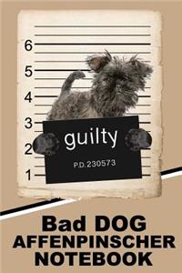 Bad Dog Affenpinscher Notebook