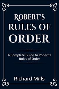 Robert's Rules of Order