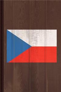 Czech Republic Flag Journal Notebook