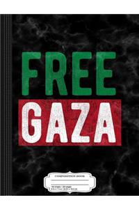 Free Gaza Palestine Composition Notebook