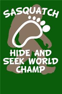 Sasquatch Hide and Seek World Champ