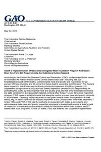 USDAs implementation of new state-delegated meat inspection program addresses most key farm bill requirements, but additional action needed