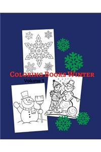 Coloring Books Winter Volume 1