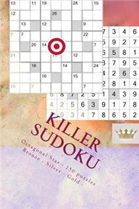 Killer Sudoku - Octagonal Star - 250 Puzzles Bronze - Silver - Gold - Vol. 172