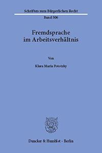 Fremdsprache Im Arbeitsverhaltnis