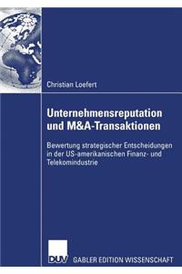 Unternehmensreputation Und M&a-Transaktionen