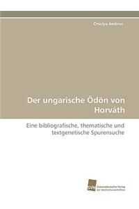 Ungarische Odon Von Horvath