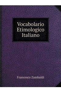 Vocabolario Etimologico Italiano