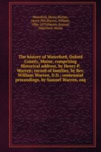 history of Waterford, Oxford County, Maine
