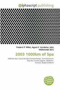 2003 1000km of Spa