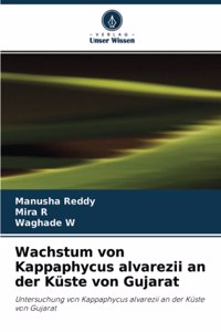 Wachstum von Kappaphycus alvarezii an der Küste von Gujarat