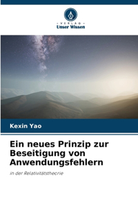neues Prinzip zur Beseitigung von Anwendungsfehlern
