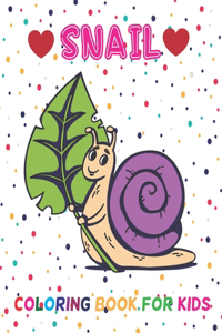 Snail Coloring Book For Kids