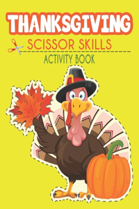 Thanksgiving Scissor Skills Activity Book