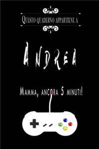 Questo quaderno appartiene a Andrea