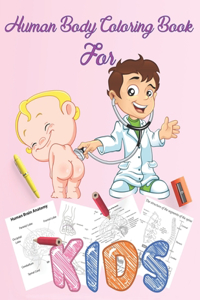 human body coloring book for kids