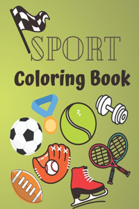 Sports Coloring Book
