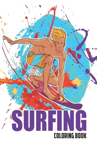 Surfing Coloring Book