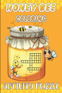 Honey Bee Coloring Activity Book