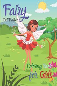 Fairy Dot Marker Coloring Book for Girls