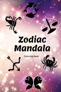 Zodiac Mandala Coloring Book