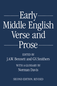 Early Middle English Verse and Prose. 1155-1300