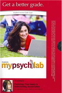 MyLab Psychology  -- Standalone Access Card -- for Psychology