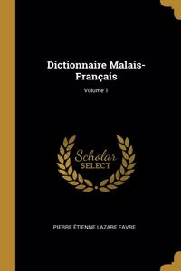 Dictionnaire Malais-Français; Volume 1