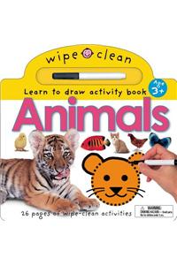 Animals: 26 Wipe-Clean Pages of Early Learning Fun [With Wipe Off Pen]
