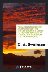 THE ATHANASIAN CREED  AND ITS USAGE IN