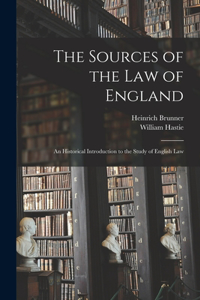 Sources of the Law of England