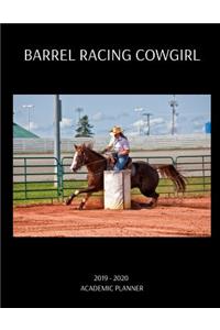 Barrel Racing Cowgirl 2019 - 2020 Academic Planner