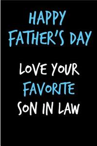 Happy Father's Day Love Your Favorite Son In Law