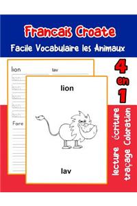 Francais Croate Facile Vocabulaire les Animaux
